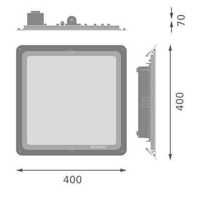 CANOPY COMPACT 145W 840 IP66 DIM