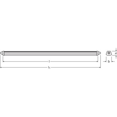 DAMP PROOF COMPACT GEN 1 1500 31 W 4000K IP66 GR