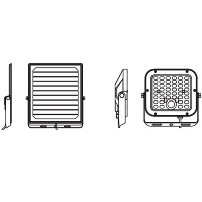 ENDURA FLOOD SPLIT SOLAR SENSOR 10W 840 Remote control