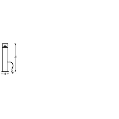 Endura Hybrid Bollard Orion 50cm 2W Stainless Steel