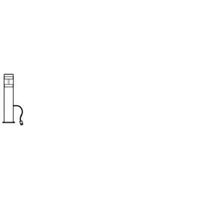 Endura Hybrid Bollard Hagen 48cm 4W Stainless Steel