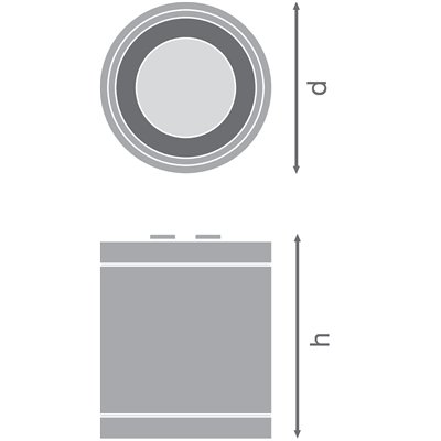 DOWNLIGHT SURFACE IP65 DN 90 P 15W 840 60D WT