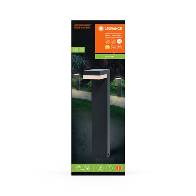 Endura Hybrid Bollard Venus 50cm 4W Dark Gray