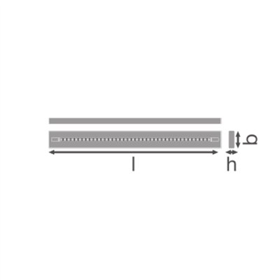 LINEAR INDIVILED DIRECT 1200 DALI ASYMMETRIC 1200 P 40W 930 DA ASY WT