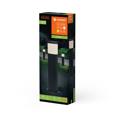Endura Hybrid Bollard Dallas 50cm 4W Dark Gray