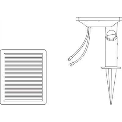 Endura Hybrid Components Solar Panel Black
