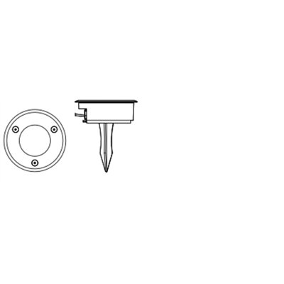 Endura Hybrid Ground Spike 1W Stainles Steel