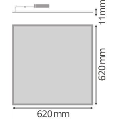 BIOLUX HCL PANEL DALI GEN 2 625 S 40W TW DALI