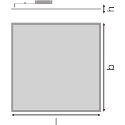 BIOLUX HCL PANEL ZIGBEE GEN 1 600 ZB 43W 2700-6500K