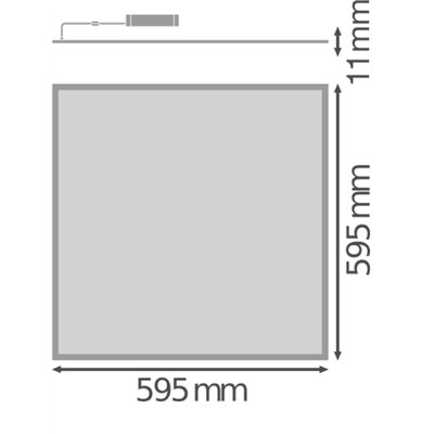 BIOLUX HCL PANEL ZIGBEE GEN 1 600 ZB 43W 2700-6500K