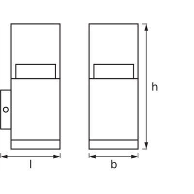 ENDURA STYLE CRYSTAL Wall UpDown 9W