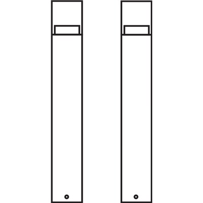 ENDURA STYLE CRYSTAL 40cm Post 4.5W