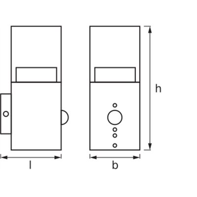 ENDURA STYLE CRYSTAL Wall Sensor 4.9W