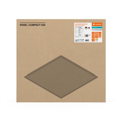 PANEL COMPACT 625 UGR-19 DALI 2CCT 35W 830 840 U19 DALI