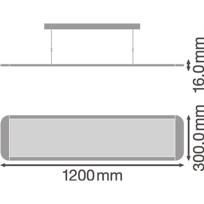 PANEL DIRECT/INDIRECT 1200 UGR  19 36 W 4000 K UGR19