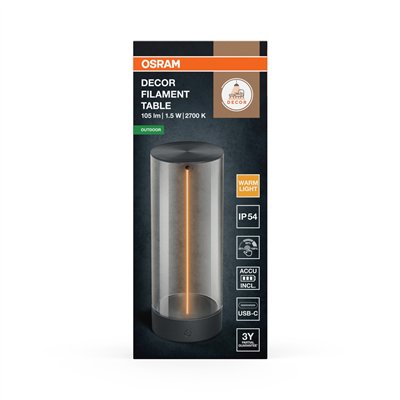 ENDURA STYLE DECOR FILAMENT Table USB IP54