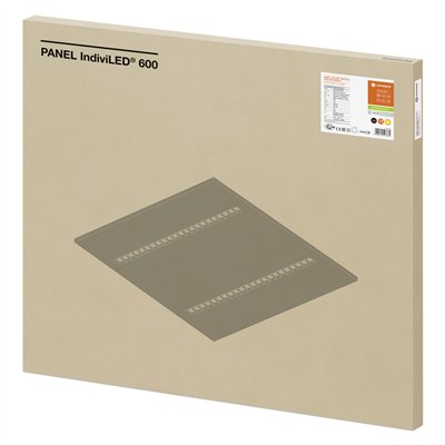 PANEL IndiviLED® 600 DALI GEN 1 33 W 3000K DALI