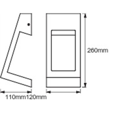 ENDURA STYLE EDGE Wall UpDown 7W