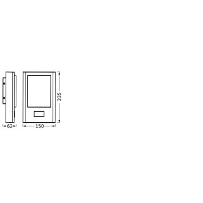 Endura Style Entrance Sensor Dark Gray