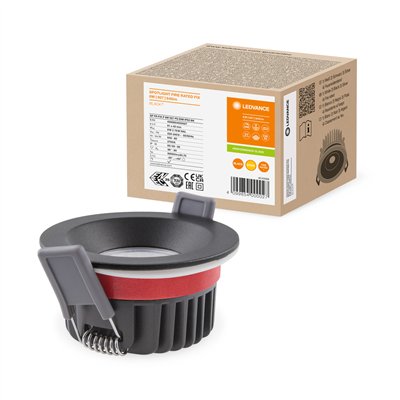 SPOT FIRE RATED 8W 927 PS DIM IP65 BK