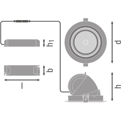 SPOT VARIO 170 35 W 4000 K 24DEG WT