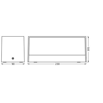 Endura Style IP65 Wall Idri Dark Gray