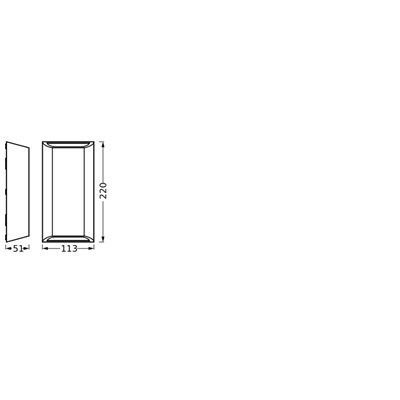 Endura Style IP65 Wall Idar Dark Gray