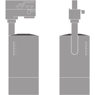 TRACKLIGHT SPOT ZOOM DIM GEN 1 D85 25 W 3000 K 97R BK