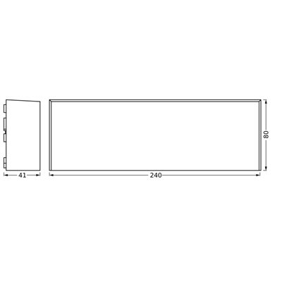 Endura Style IP65 Wall Ivo Dark Gray