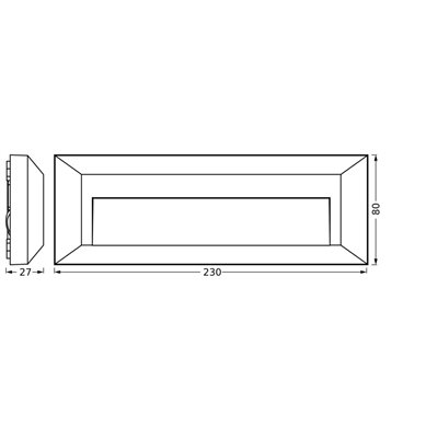 Endura Style IP65 Wall Ivan Dark Gray