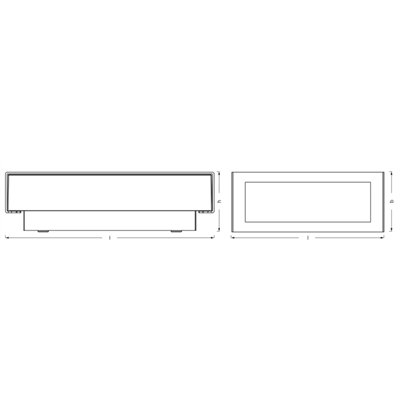 ENDURA STYLE NOVA Wall IP54 Dark Grey