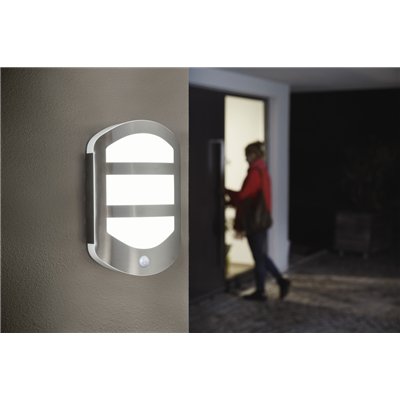 ENDURA STYLE PLATE Wall Sensor 12.5W Stainless Steel