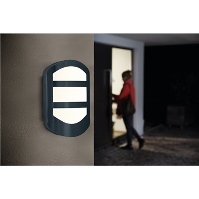 ENDURA STYLE PLATE Wall 12.5W Dark Grey
