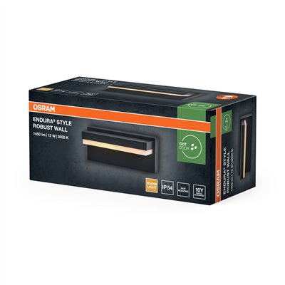 ENDURA STYLE ROBUST Wal IP54 Dark Grey