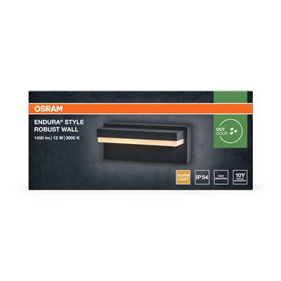 ENDURA STYLE ROBUST Wal IP54 Dark Grey