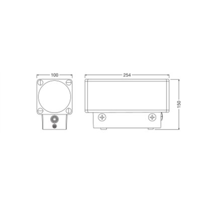 URBAN WALL VARIO SQ P 29W ML 82227 BK