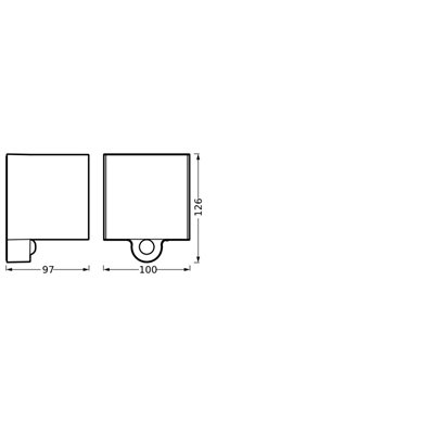 Endura Style Sensor USB Adjustable Beam Dark Gray