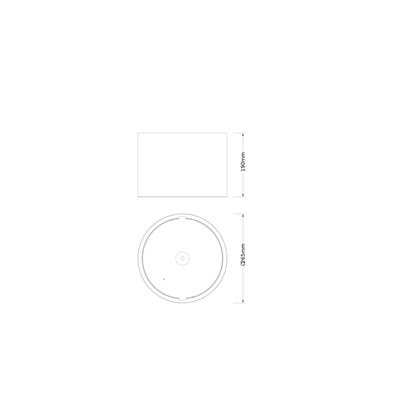 DOWNLIGHT COMFORT FRAME D250 WT