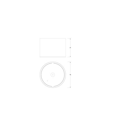 DOWNLIGHT COMFORT FRAME D250 BK