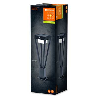 ENDURA STYLE SOLAR BOUQUET 50cm Post Sensor 6W Black