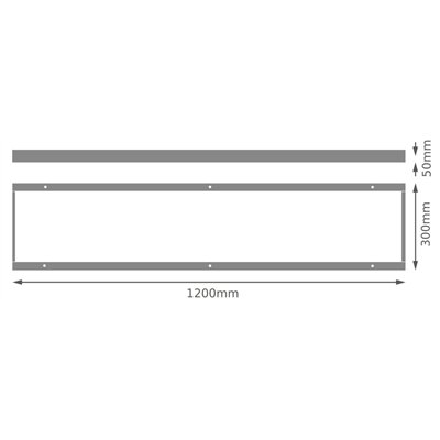 PANEL LOUVER SURFACE KIT SURF KIT 1200 WT