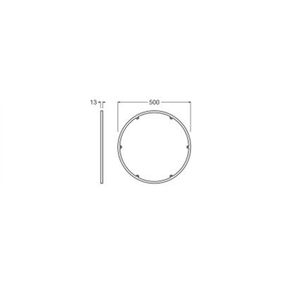 SURFACE FLAT FRAME 500 ROUND FRAME SI