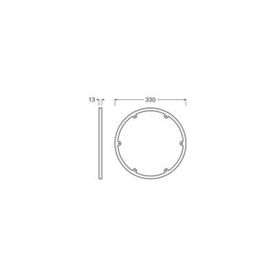 SURFACE FLAT FRAME 330 ROUND FRAME SI