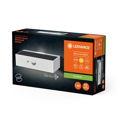 Endura Style Solar Bricklume Sensor White