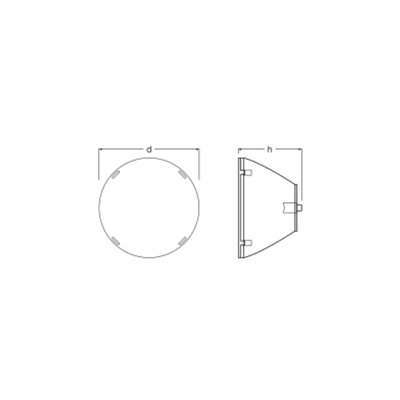 TRACKLIGHT SPOT REFLECTOR 20W 50DEG