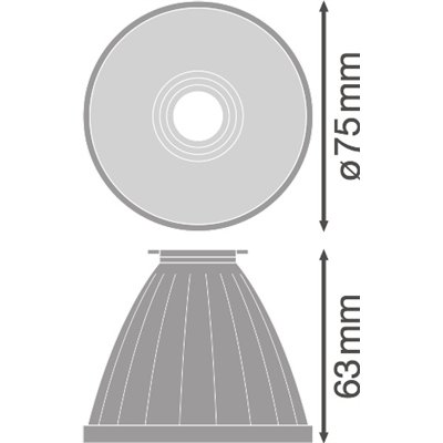 TRACKLIGHT SPOT REFLECTOR D85 FL