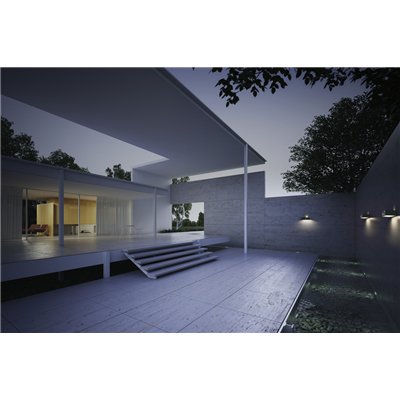 Endura Style Solar Bricklume Sensor Dark Gray