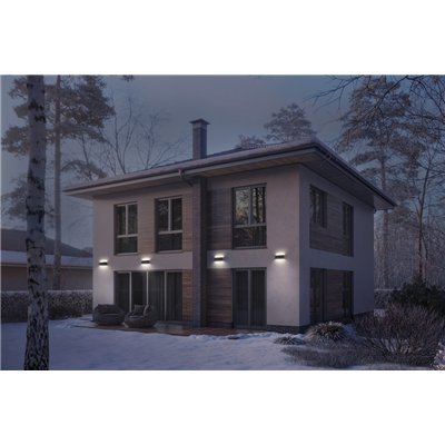 ENDURA STYLE SOLAR BRIGHT DAYLIGHT SENSOR Wall Updown IP54 Dark Grey