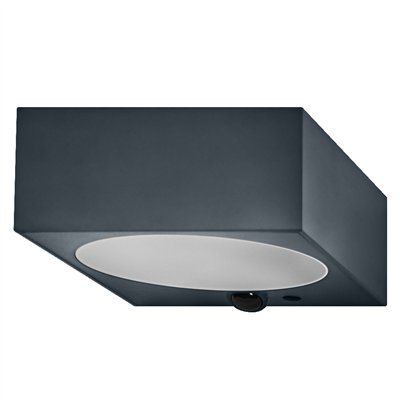 ENDURA STYLE SOLAR BRIGHT SENSOR Wall Down IP54 Dark Grey