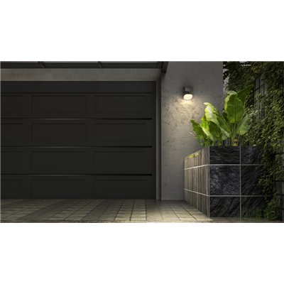 ENDURA STYLE SOLAR BRIGHT TURN SENSOR Wall Turn IP54 Dark Grey